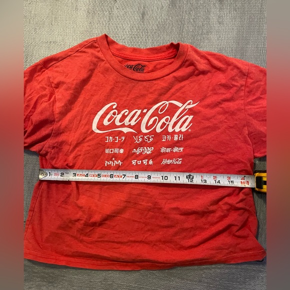 Coca-Cola Coca Cola Red Foreign Language Logo Tee Size Small - Women. - Picture 2 of 6